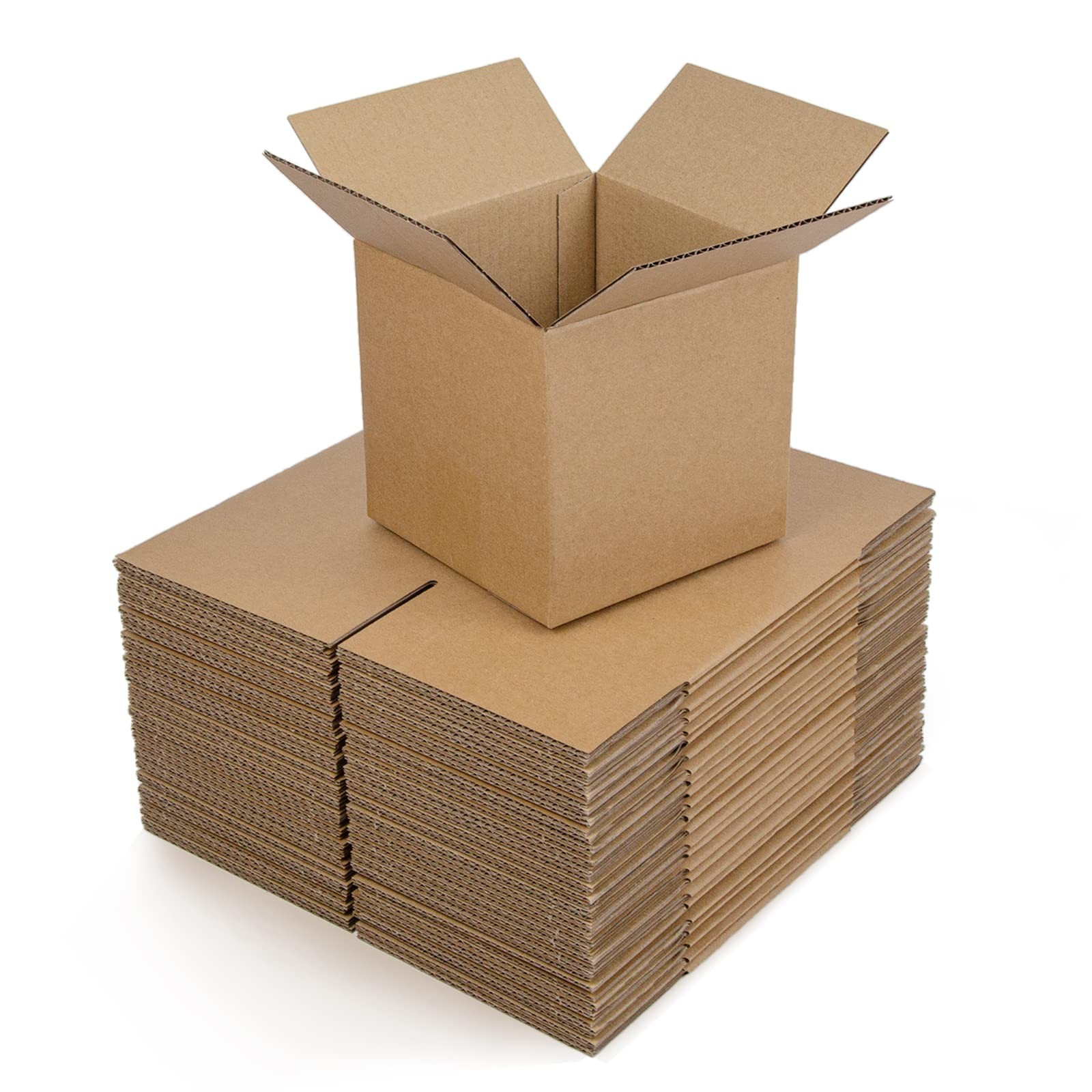 Shipping Boxes 6x6x6 Inches Small Corrugated Cardboard Boxes, 25 Pack