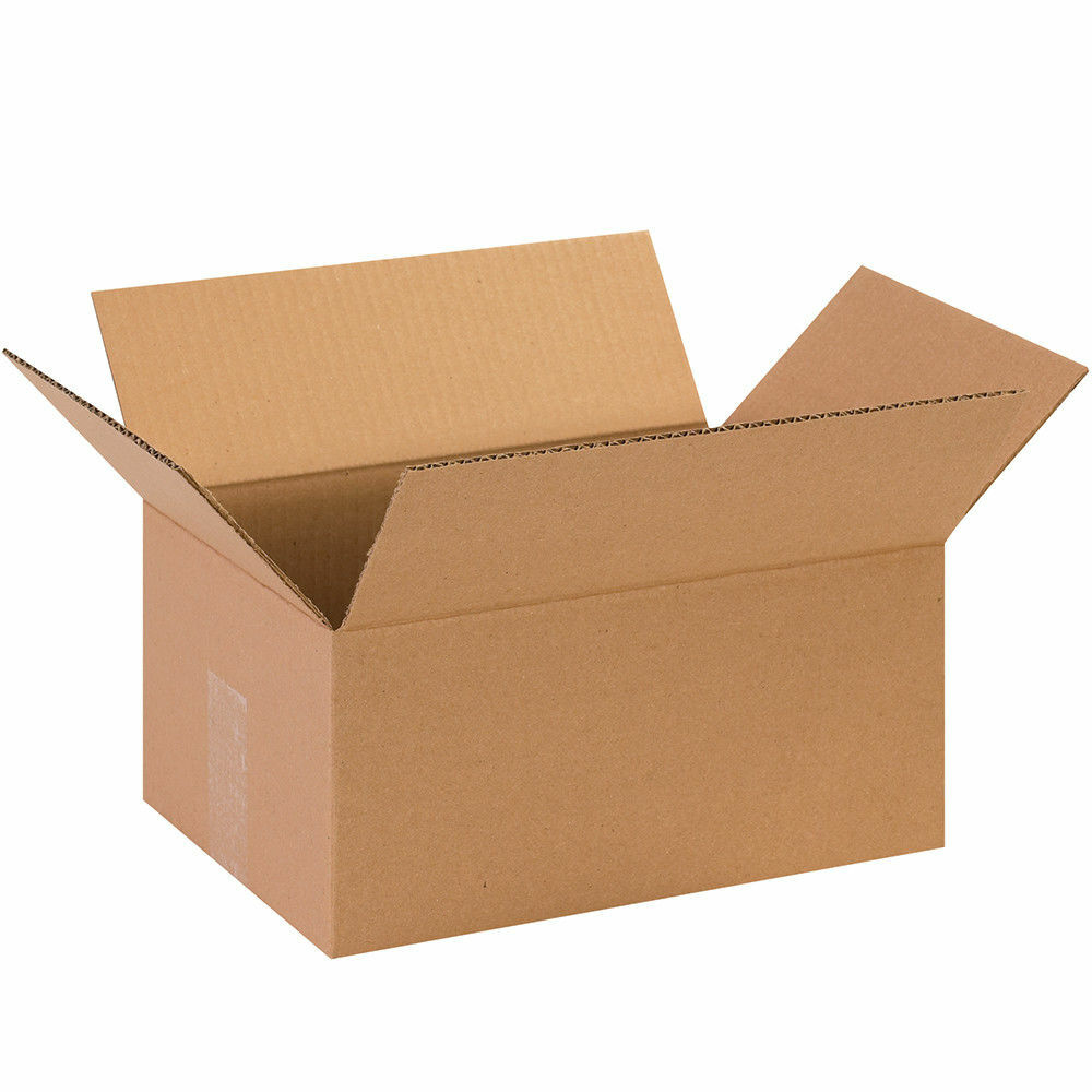 100 – 13 x 9 x 6 Corrugated Shipping Boxes Storage Cartons Moving Packing Box