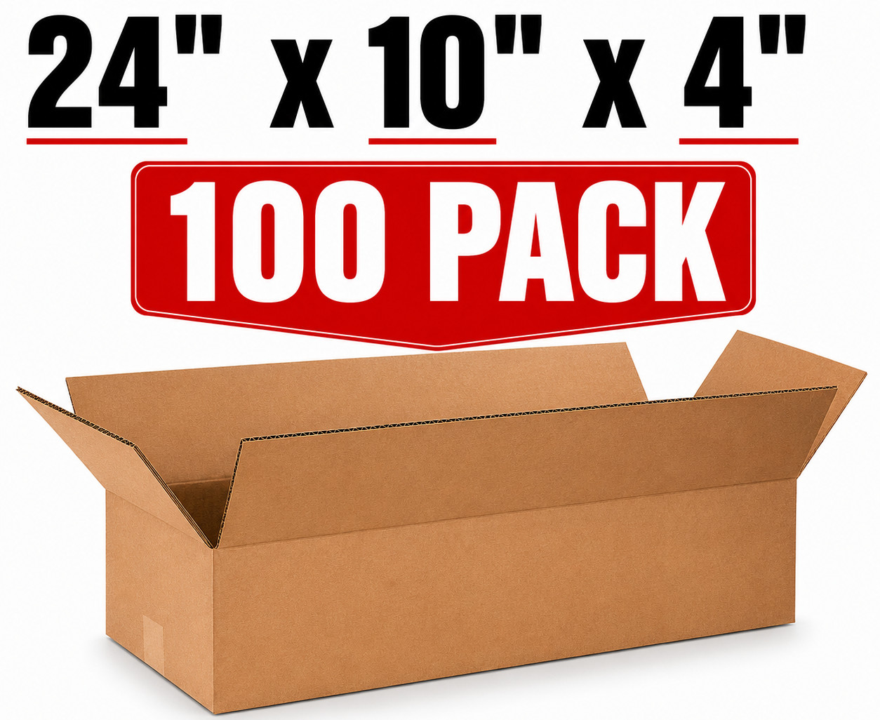 100 20x10x4 Cardboard Paper Boxes Mailing Packing Shipping Box Corrugated Carton