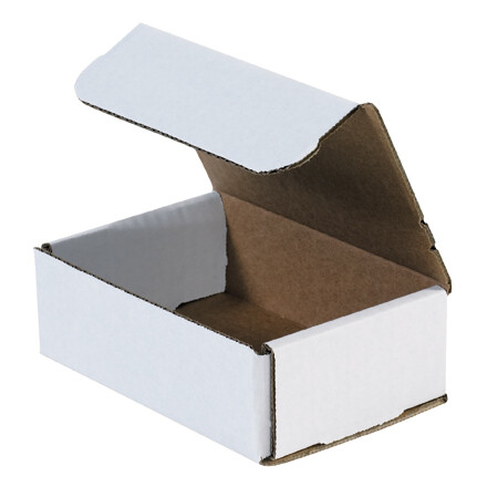 Efficient Shipping: 6x4x2″ White Corrugated Mailers, 50/Case