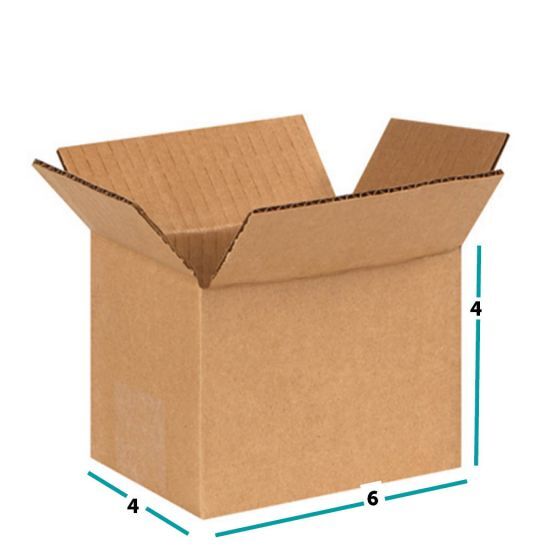 6x4x4 Cardboard Paper Boxes Mailing Packing Shipping Box Corrugated Carton