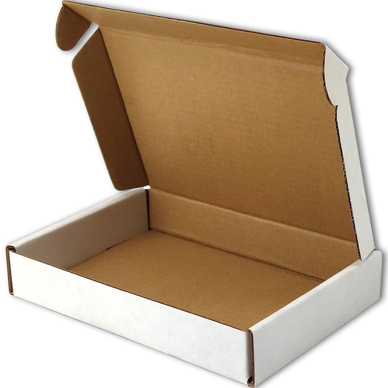 7x5x1 inches Small Shipping Boxes Set of 100 – White Mailer Corrugated Cardbo…