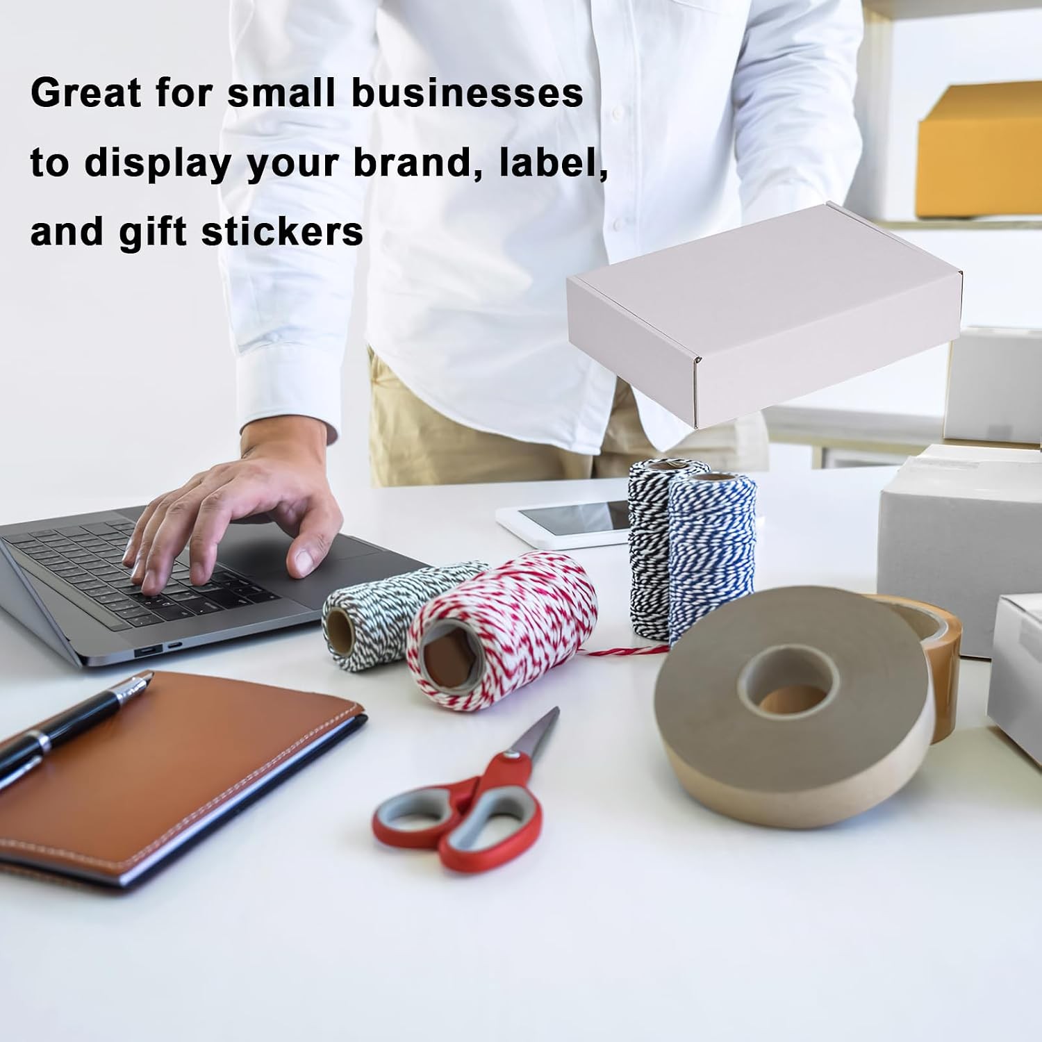6x4x2 Inches Small Corrugated Cardboard Shipping Boxes Pack of 50 Cardboard