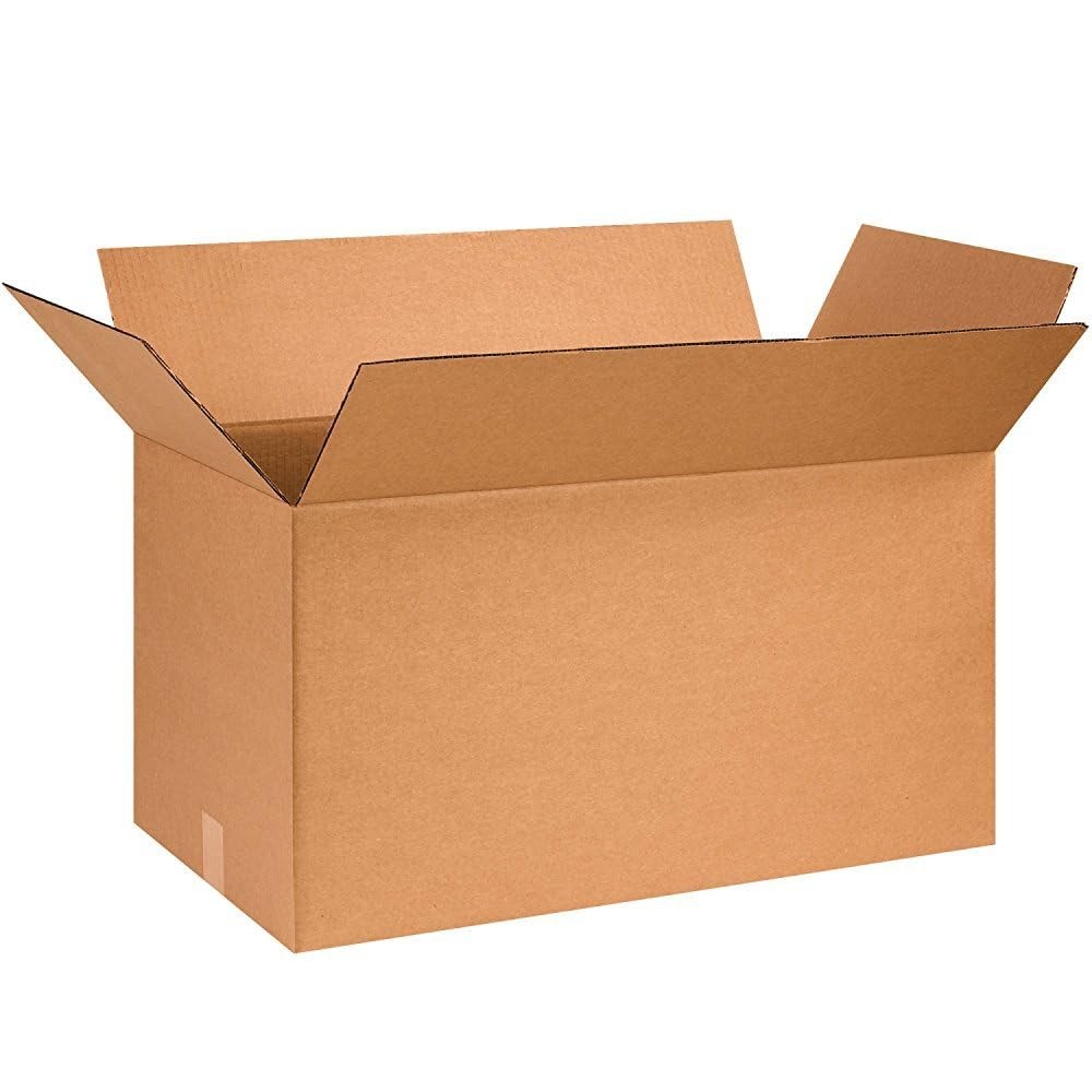 BOX USA 26x14x14 Corrugated Boxes, Large, Pack of 10
