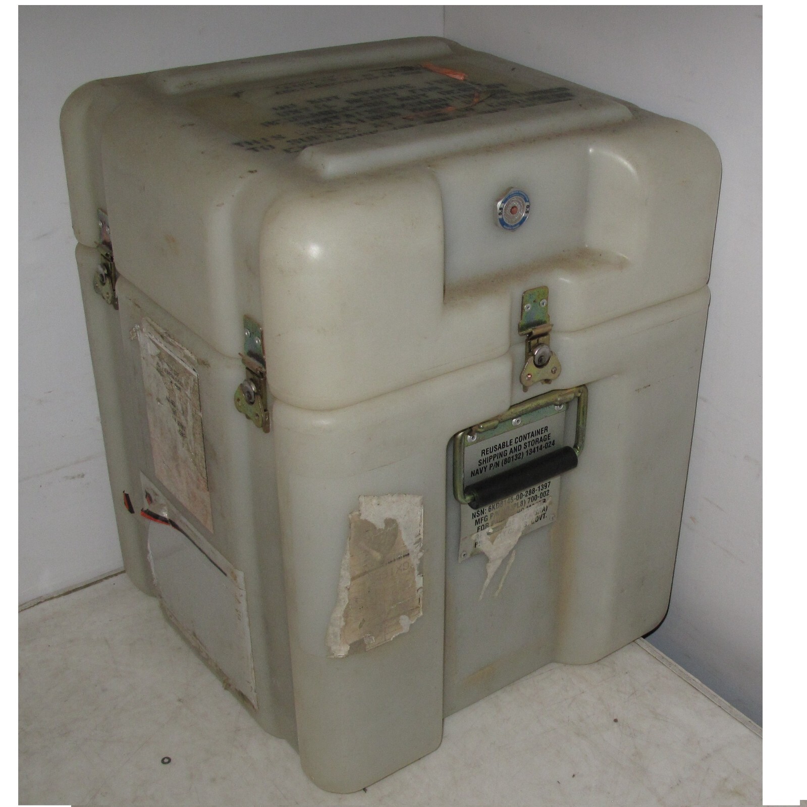 Hard Case Single Lid 15x15x20 Rotomolded Heavy Duty Weathertight Expedition Cube