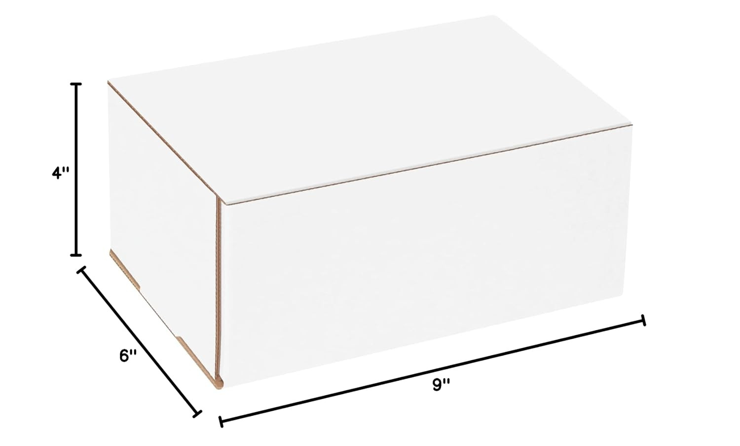 Shipping Boxes Small 9″L X 6″W X 4″H, 50-Pack | Corrugated Cardboard Box for Pac