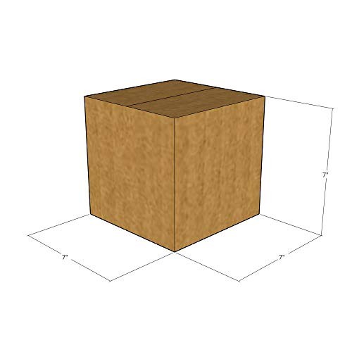 10 7x7x7 Kraft Brown Corrugated Shipping Boxes 32 ECT Single-Wall New
