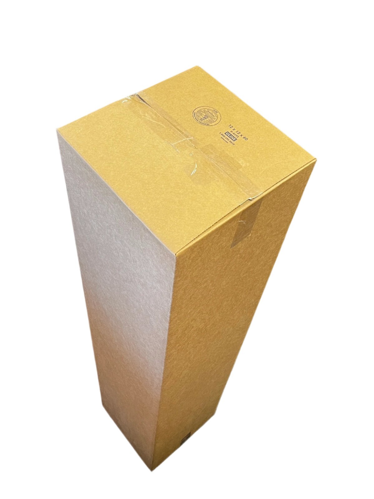 12″ x 12″ x 60″ CARDBOARD BOX – 200 lb – 5 BOX BUNDLE – TALL