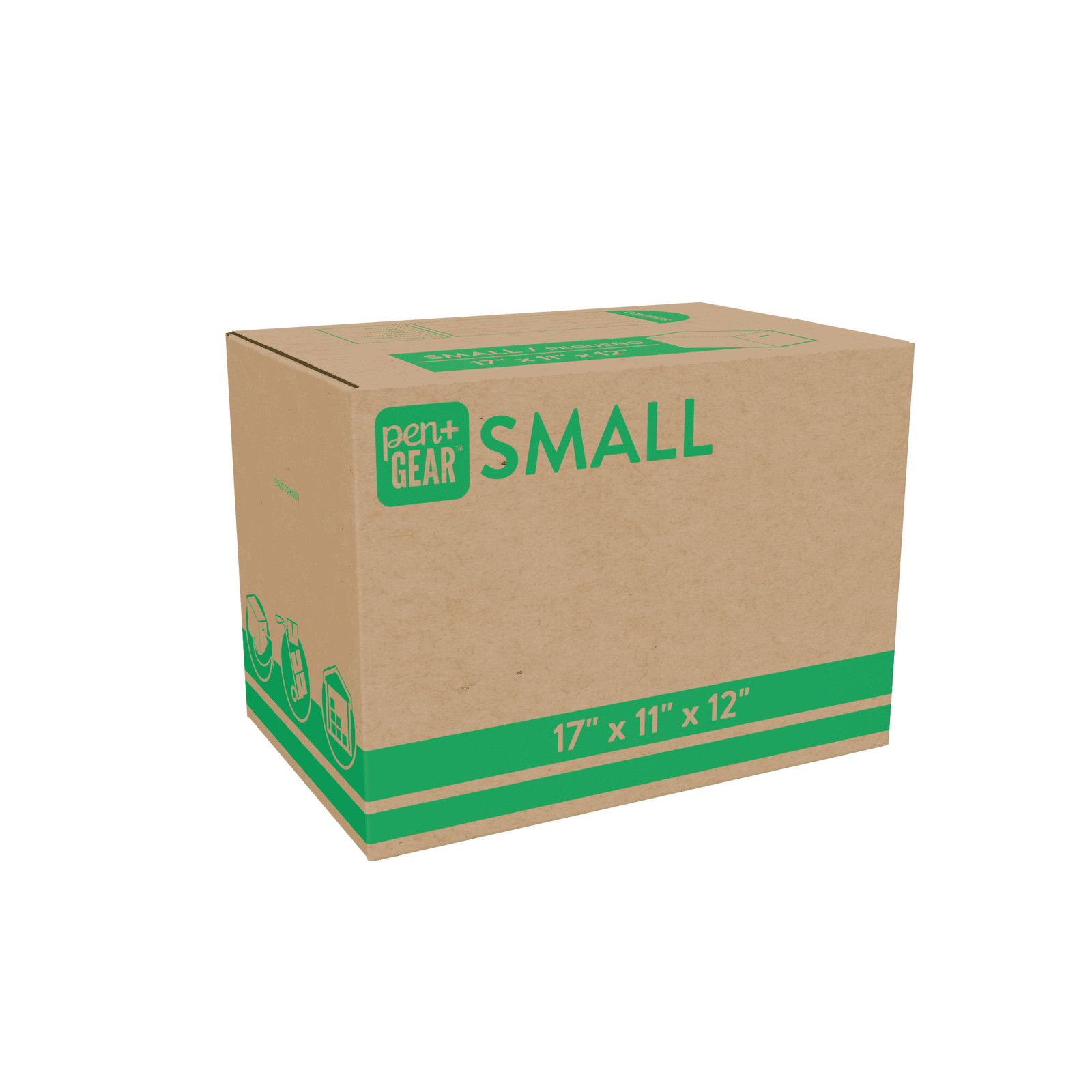 (25 pack) Pen+Gear Small Moving Boxes, 17 in. L x 11 in. W x 12.25 in. H,New