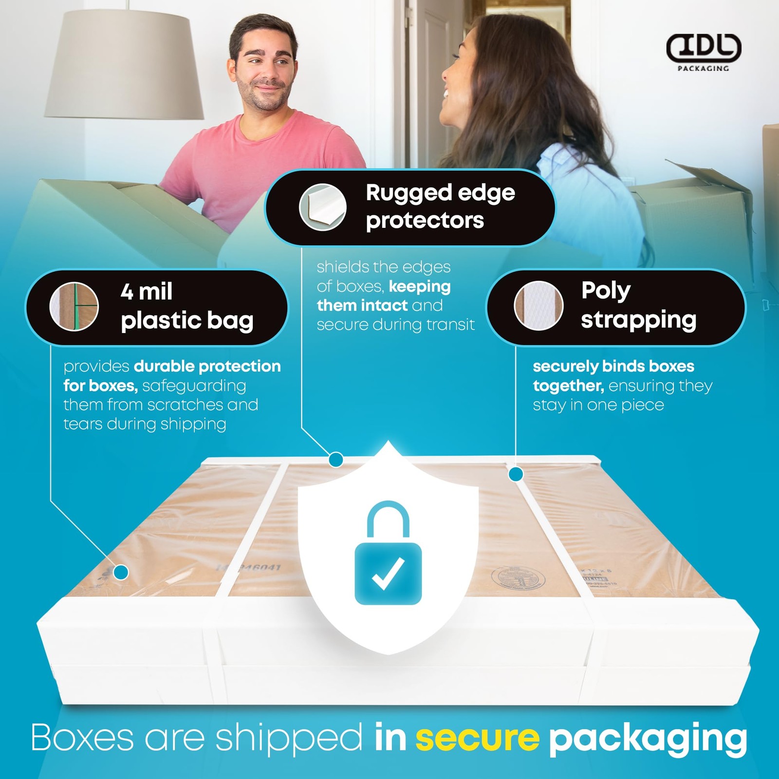 Long Shipping & Moving Boxes 20 x 6 x 6 inches (5-Pack) – Extra Strength 200 …