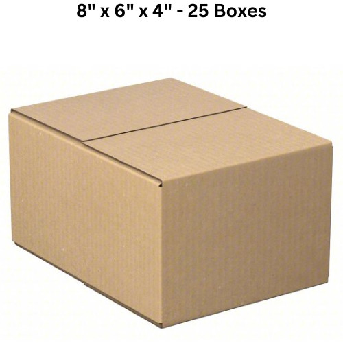 8″ x 6″ x 4″ Boxes – 25 Boxes