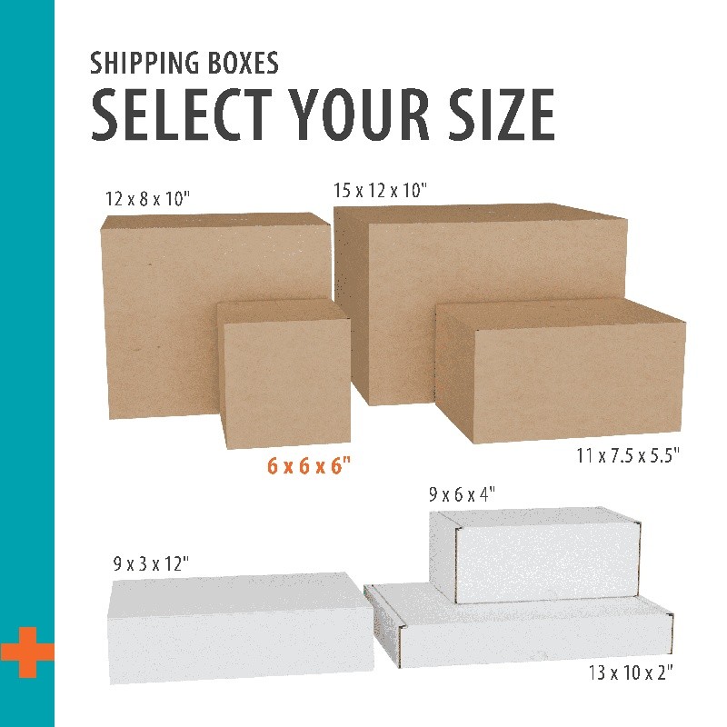 100% Recycled Small Shipping Boxes Eco Friendly 6x6x6 Inches 30 Pack Durable New
