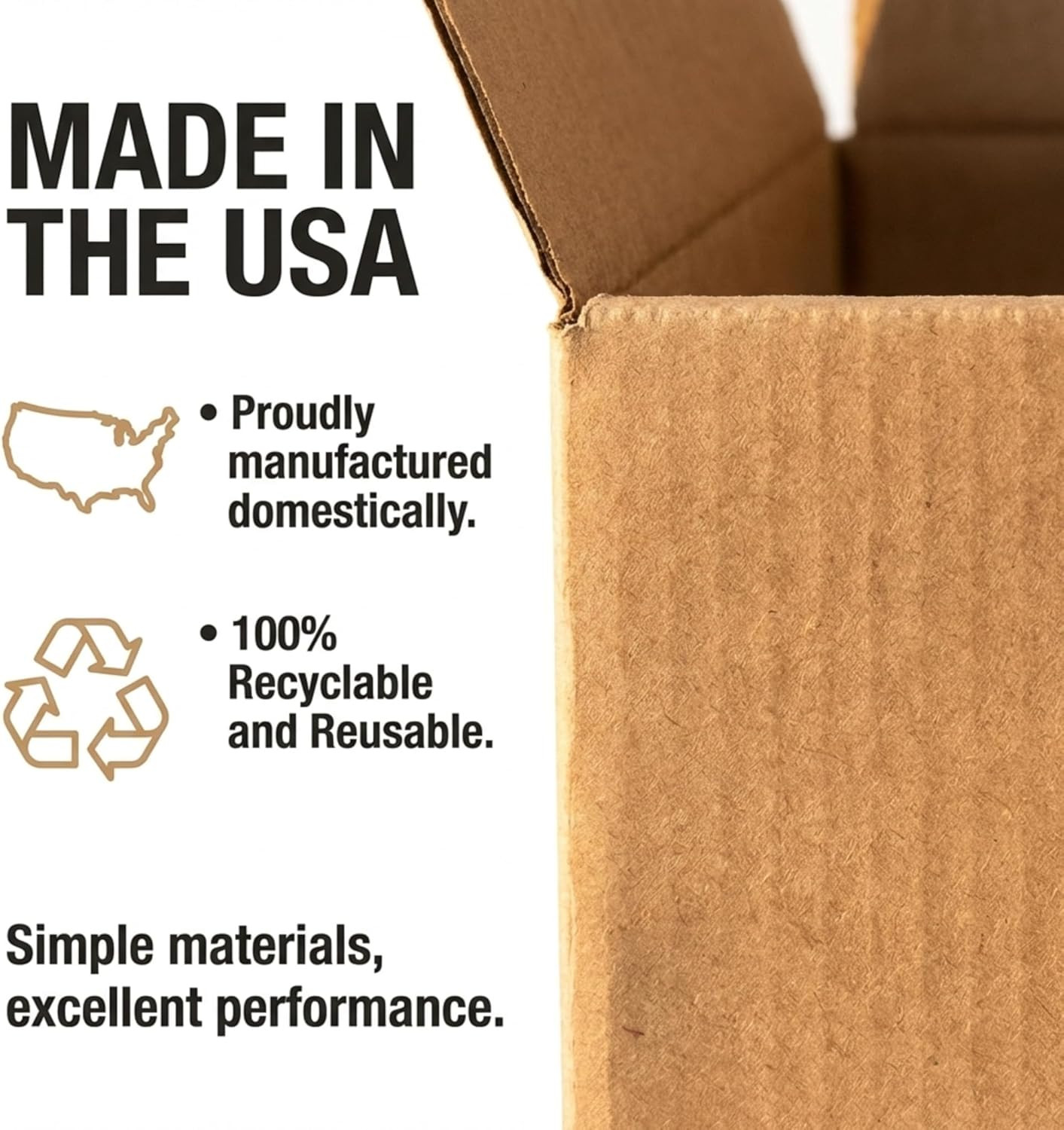 Partners Brand 14X10X5 Corrugated Cardboard Boxes, 14″L X 10″W X 5″H, Pack of 25