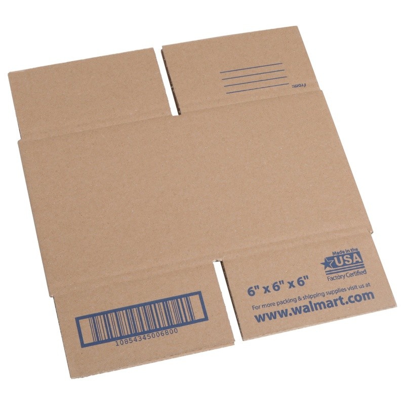 100% Recycled Small Shipping Boxes Eco Friendly 6x6x6 Inches 30 Pack Durable New