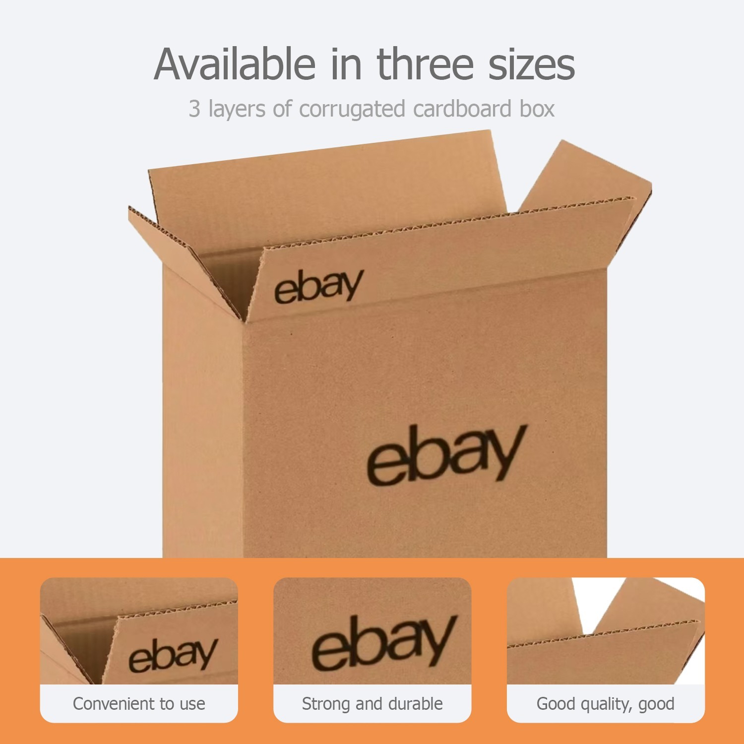 25-100pcs 12″x6″x6″ 8″x8″x8″ Shipping Packing corrugated cardboard boxes ebay UL