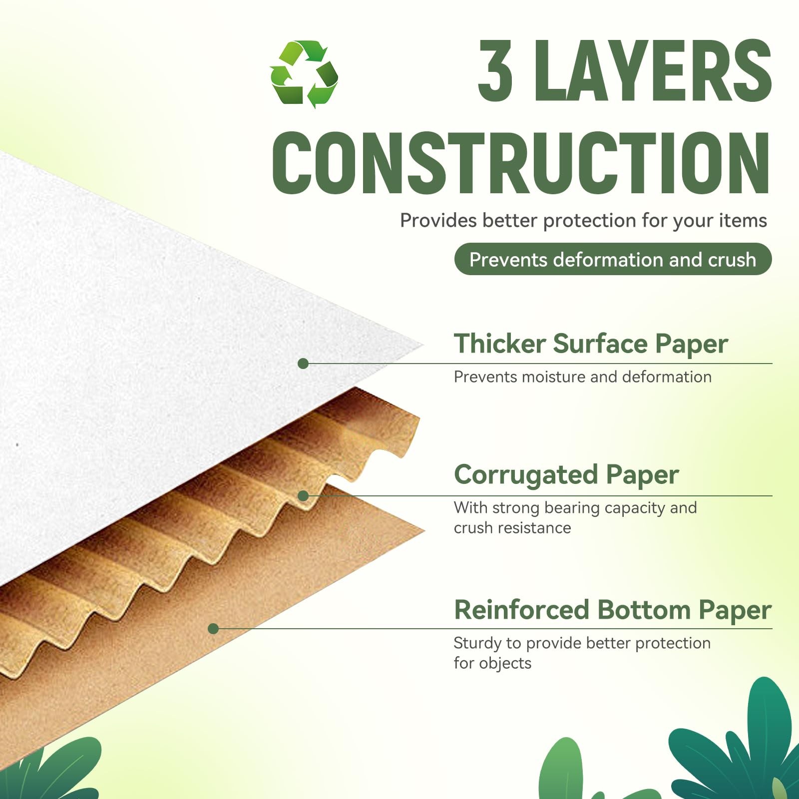 1 PCS 13x10x2 Inch White Corrugated Cardboard Shipping Box Literature Mailer