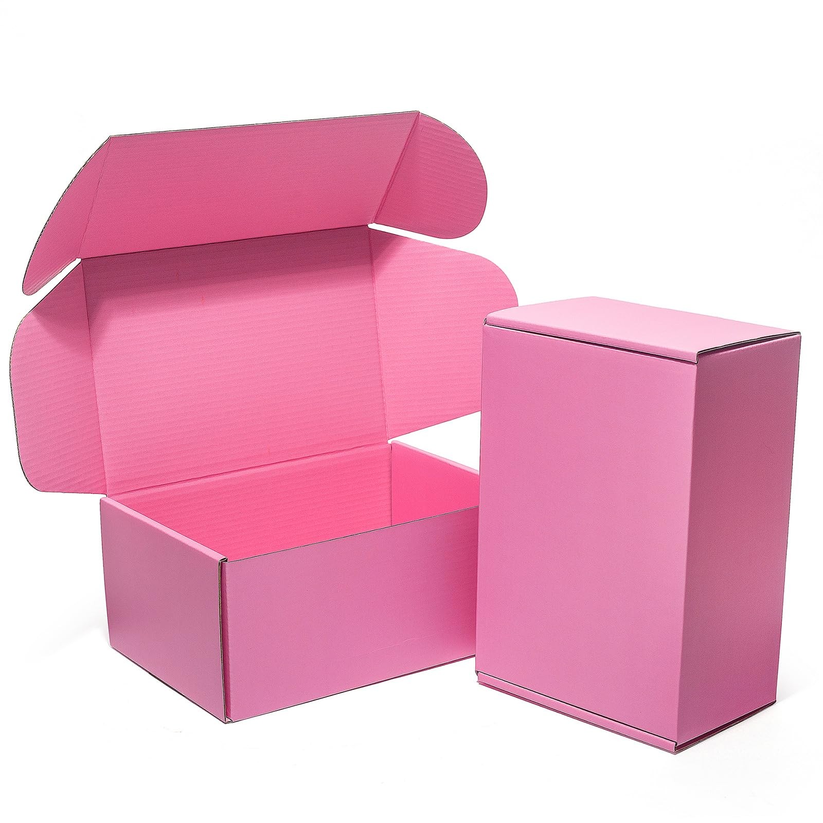 Pink Shipping Boxes 12x9x4 Inches 20 Pack Corrugated Cardboard Mailing Box fo…
