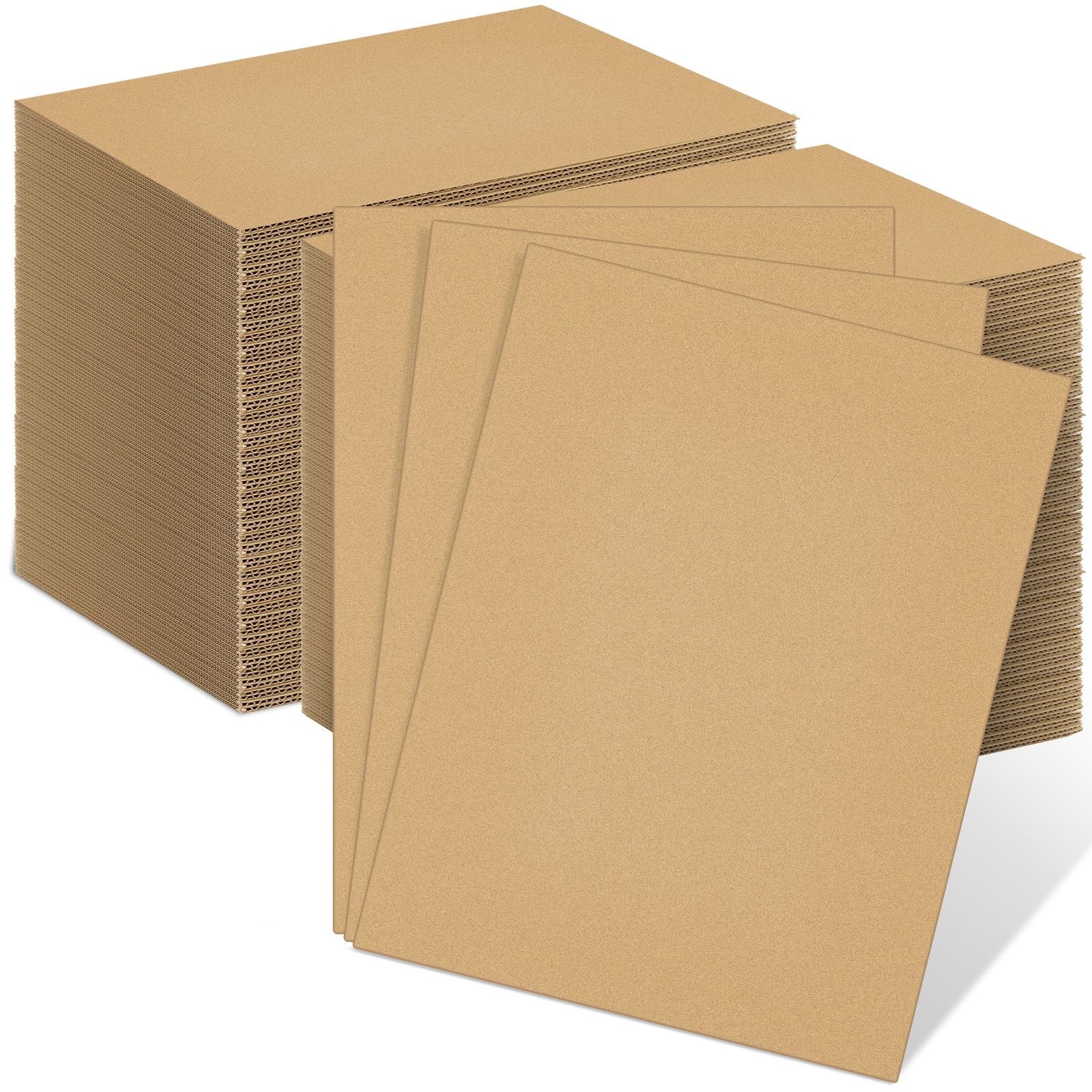 Henoyso 220 Pack 11 x 8.5 Inch Corrugated Cardboard 11 x Inch, Brown