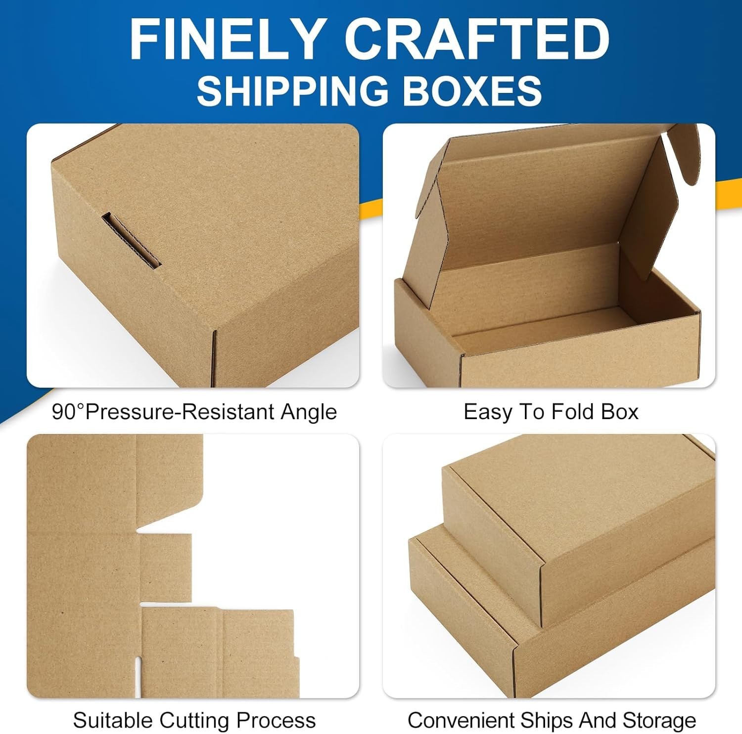 Creative 12-Pack 9x6x2 Mailer Boxes – Attractive & Recyclable Shipping Boxes