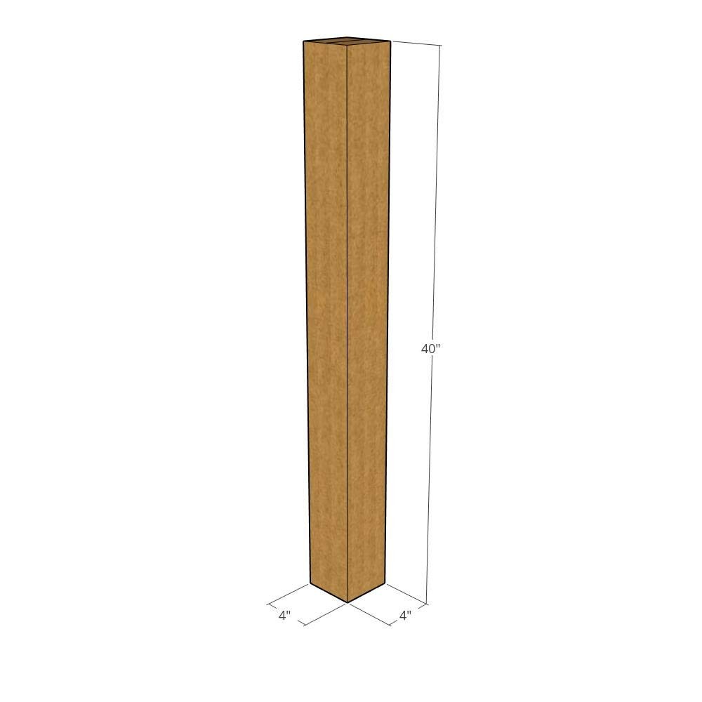 4x4x40 Tall Corrugated Shipping Boxes 32 ECT Single-Wall, 25/Pack