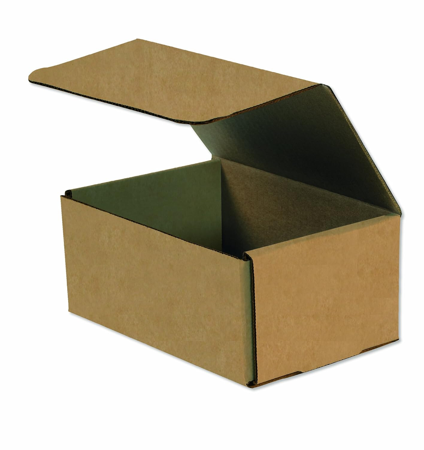 50 7″ x 5″ x 2″ Kraft Corrugated Mailers Die Cut Tuck Flap Boxes