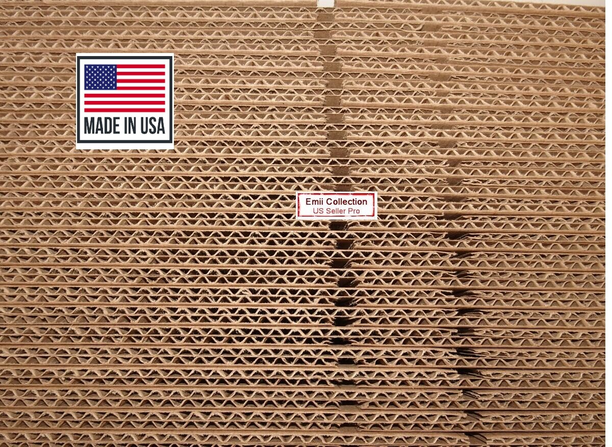 25 of 8x6x4 Shipping Packing Mailing Moving Single Wall Corrugated Box Bundle