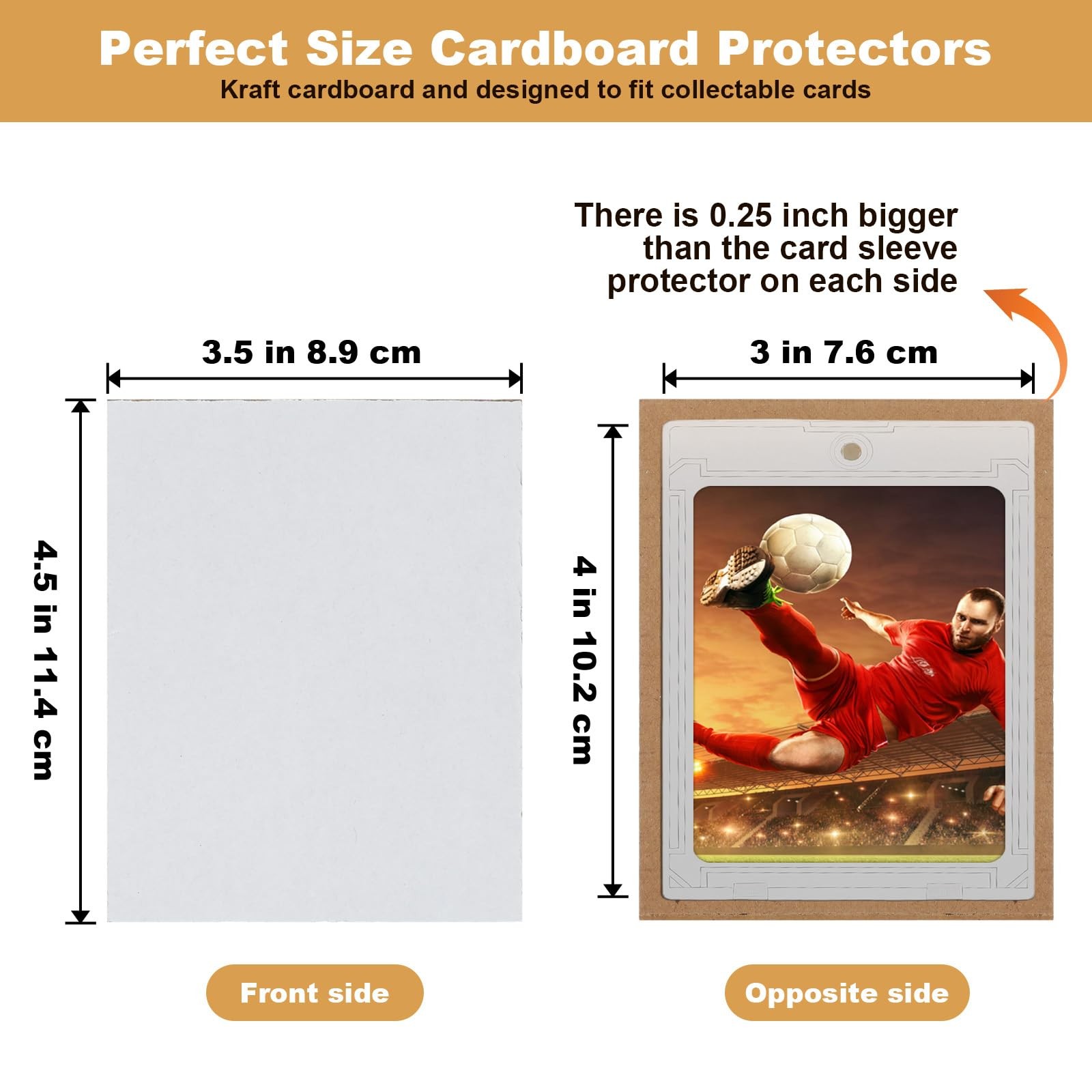 200 Packs 3.5×4.5 Inch Corrugated Cardboard Sheets, 3.5 x 4.5 inches, White