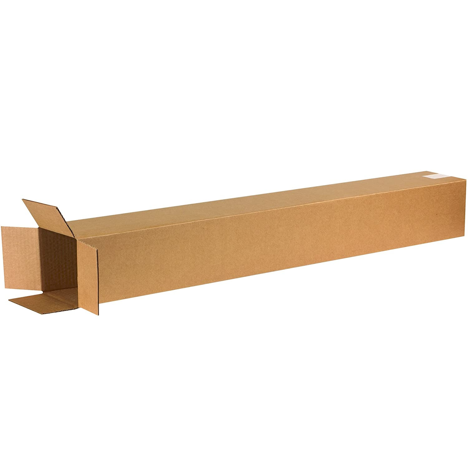 Tall Cardboard Corrugated Boxes 6 x 6 x 48in Lot of 25 Single Wall Shipping Box