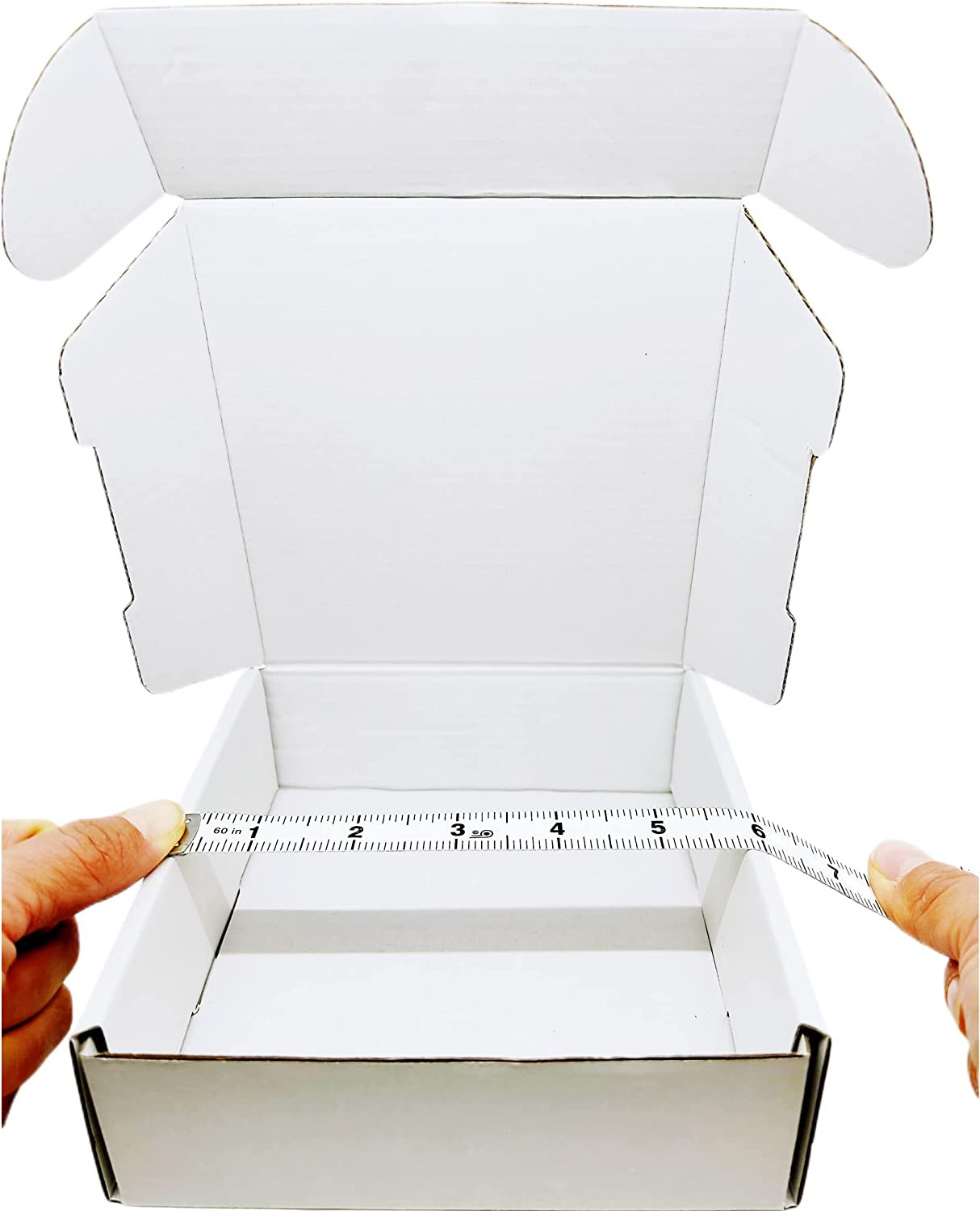 6 x 6 x 2 Inch 50 Pack Recyclable Gift Mailers Corrugated Shipping Boxes