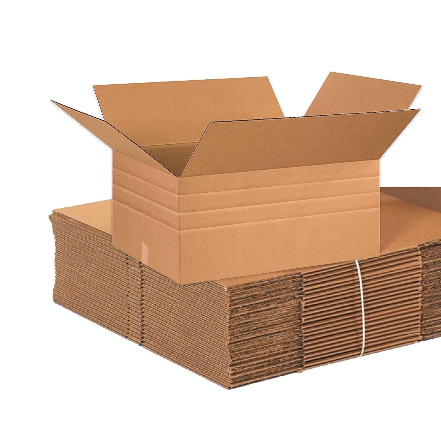 10 PK BOX USA Shipping Boxes Multi-Depth 26x20x12 Corrugated Cardboard