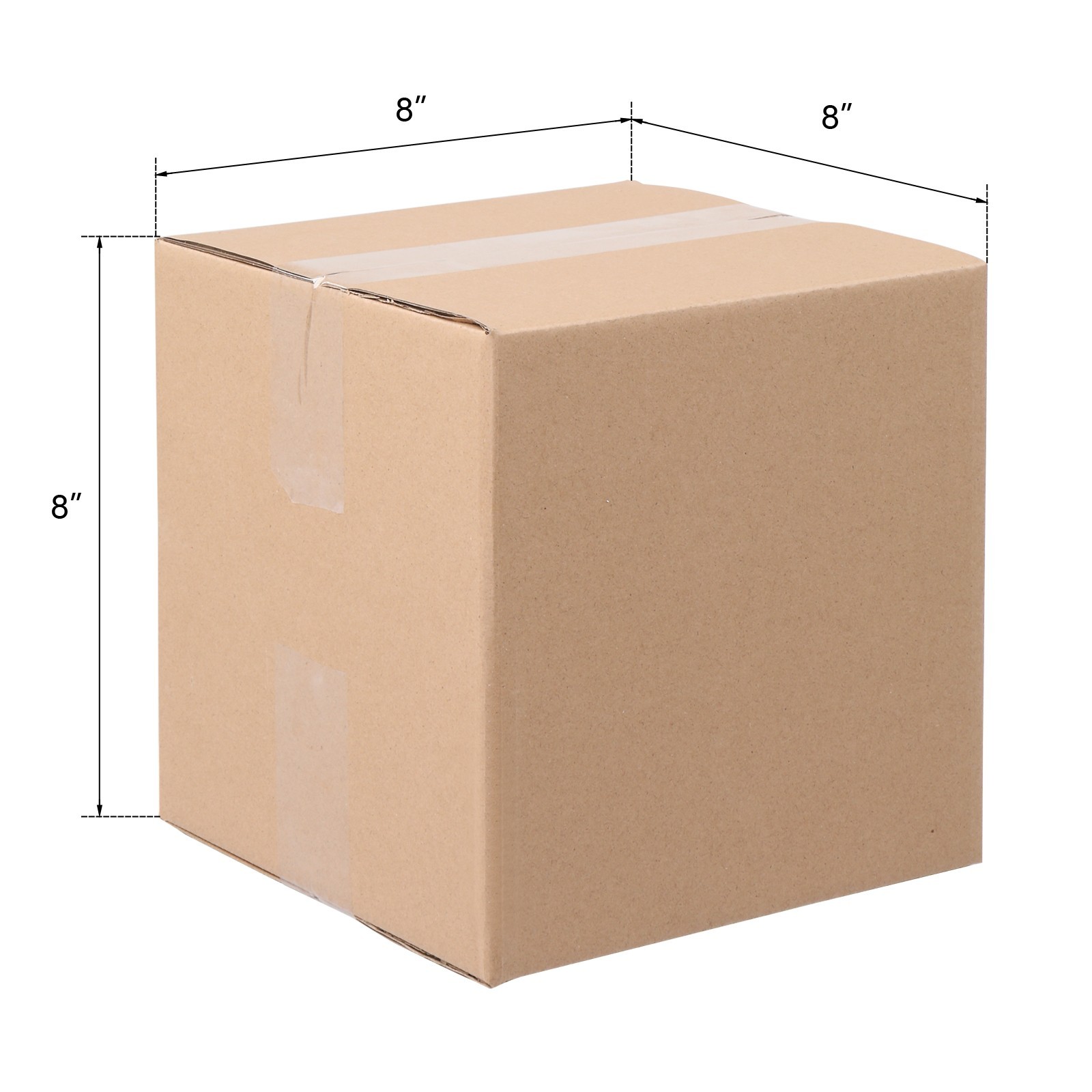 50pc 8 “x 8″ x 8 ” Corrugated Cardboard Boxes thick 3mm corrugated cardboard box