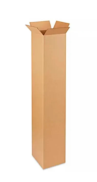 4″ x 4″ x 48″ Cardboard Corrugated Box