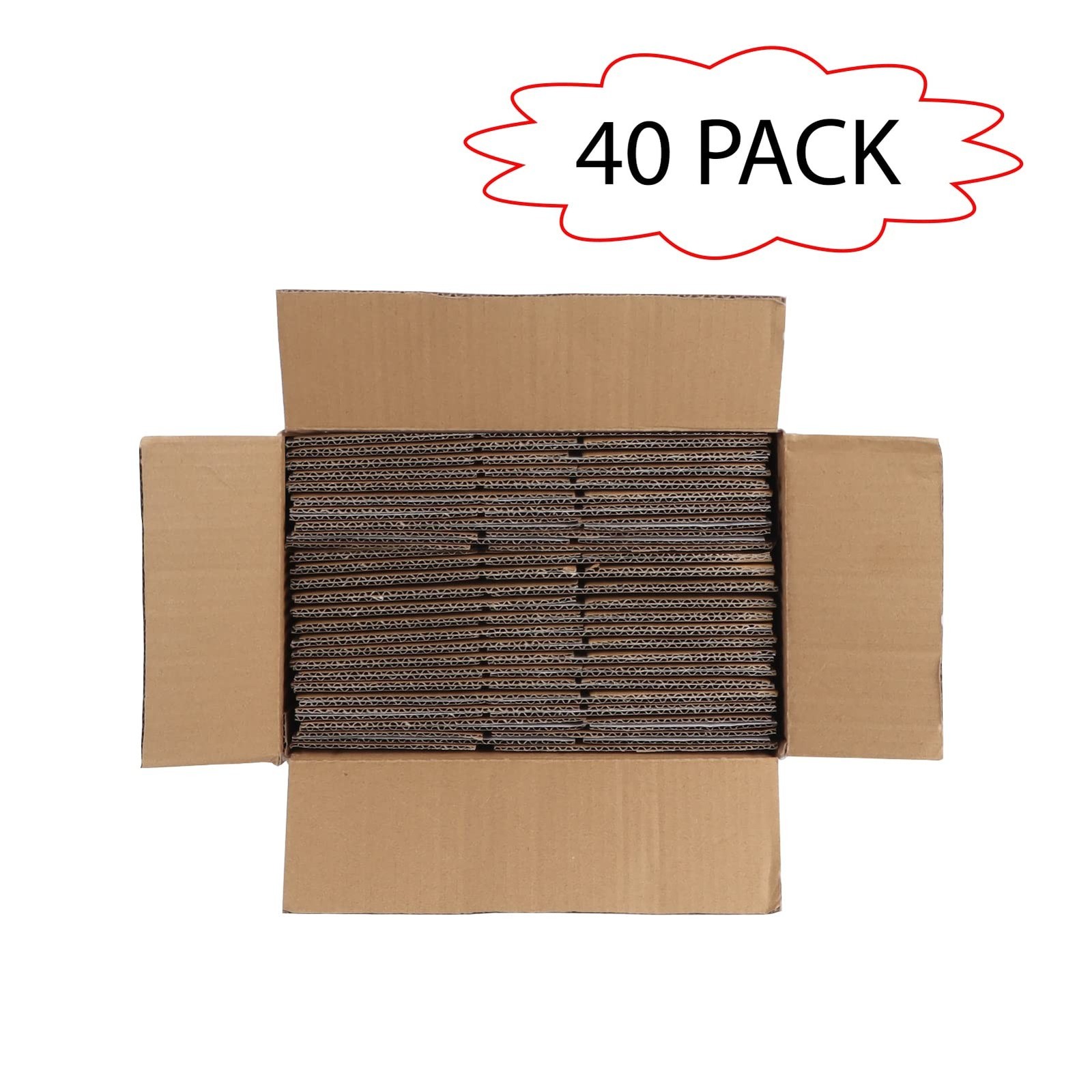 Calenzana 6x4x4 Shipping Boxes Set of 40, Small Corrugated Cardboard Box for …