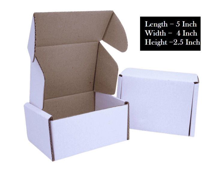 Valuemailers VM.100.742.WHITE 7 x 4 x 2 in Mailer Packing Boxes – 100 Pack