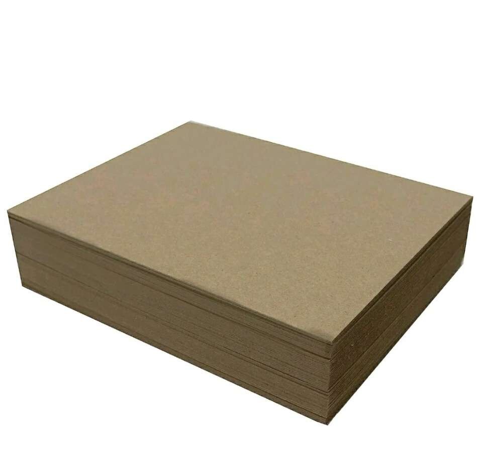 Cardboard (.30 Caliper Thick) Paper Board, 60 Sheets 8.5″x11″ Oil Free Clean.