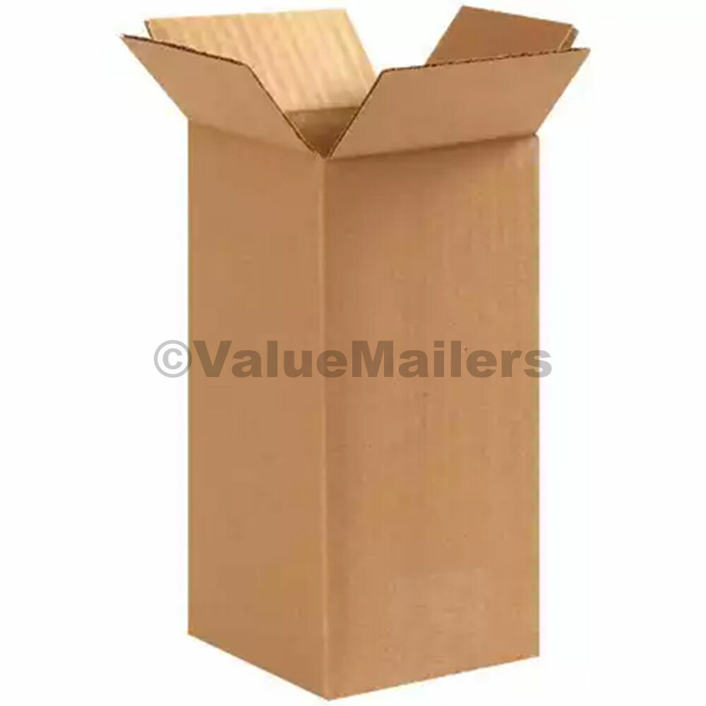 4x4x8 Cardboard Shipping Boxes Cartons Packing Moving Mailing Box 50 100 400