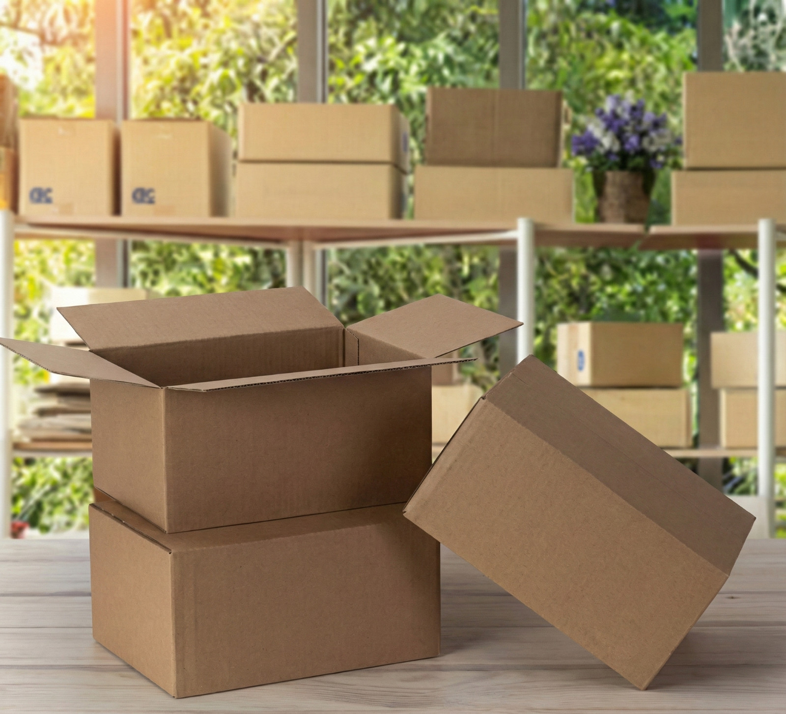 20PC Moving Boxes 10x6x7 Small Cardboard Heavy Duty Shipping Packing Storage