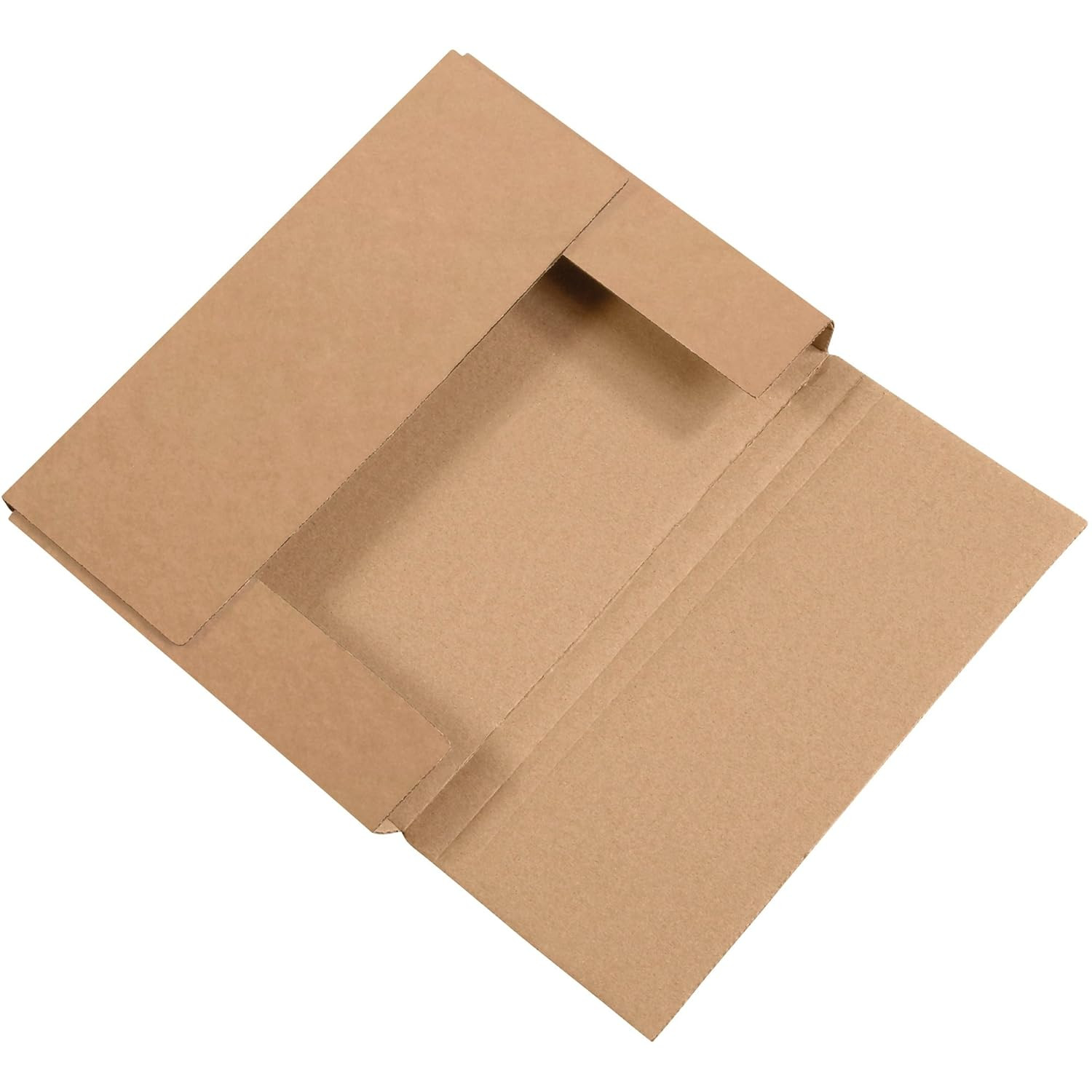 BFM1181K Corrugated Cardboard Easy-Fold Mailers, 11 1/8 X 8 5/8 X 1 Inches, Fold