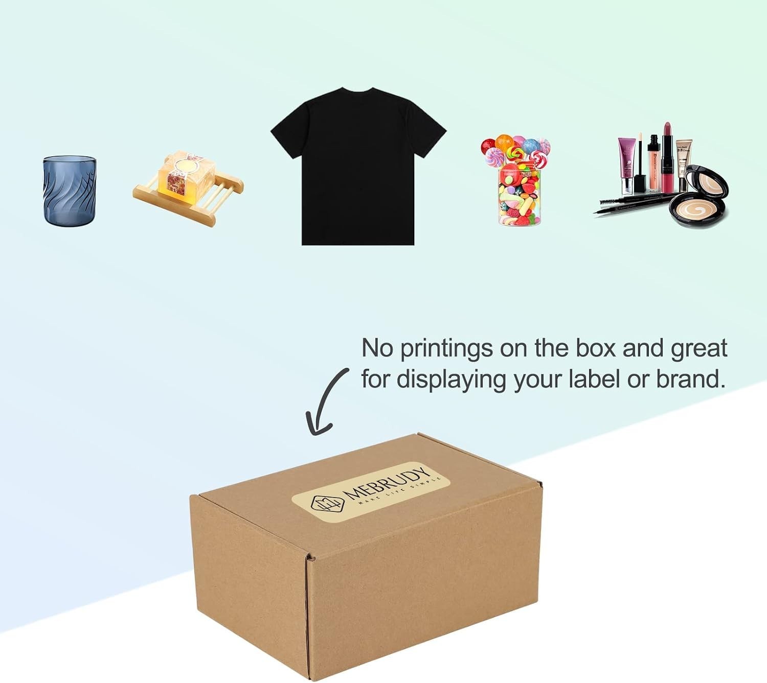 7x5x2 Inches Shipping Boxes Pack of 25, Small Corrugated Cardboard Box for Ma…