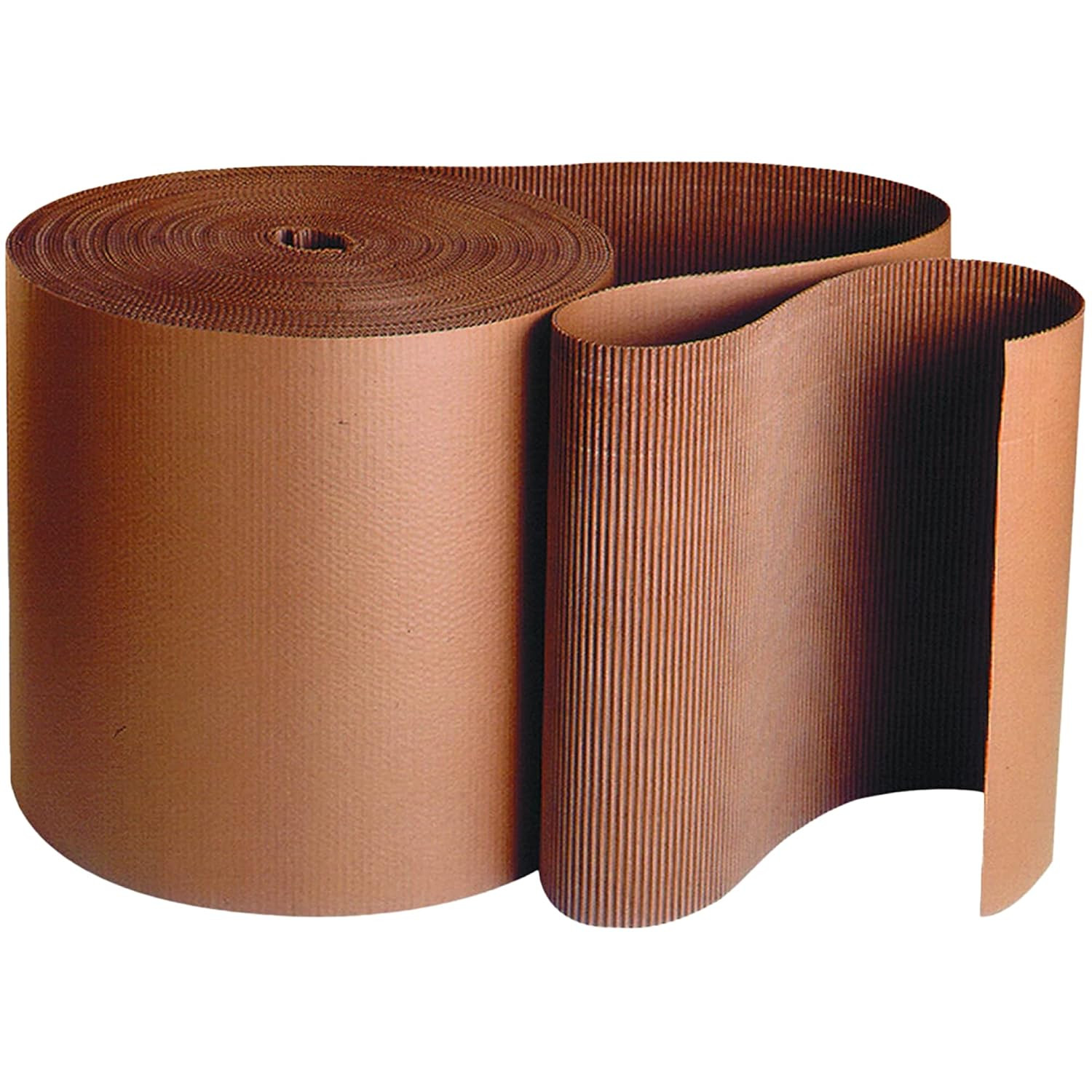 AVIDITI Shipping Corrugated Roll Kraft, 12″ x 250′, 1-Pack | Corrugated Cardboar