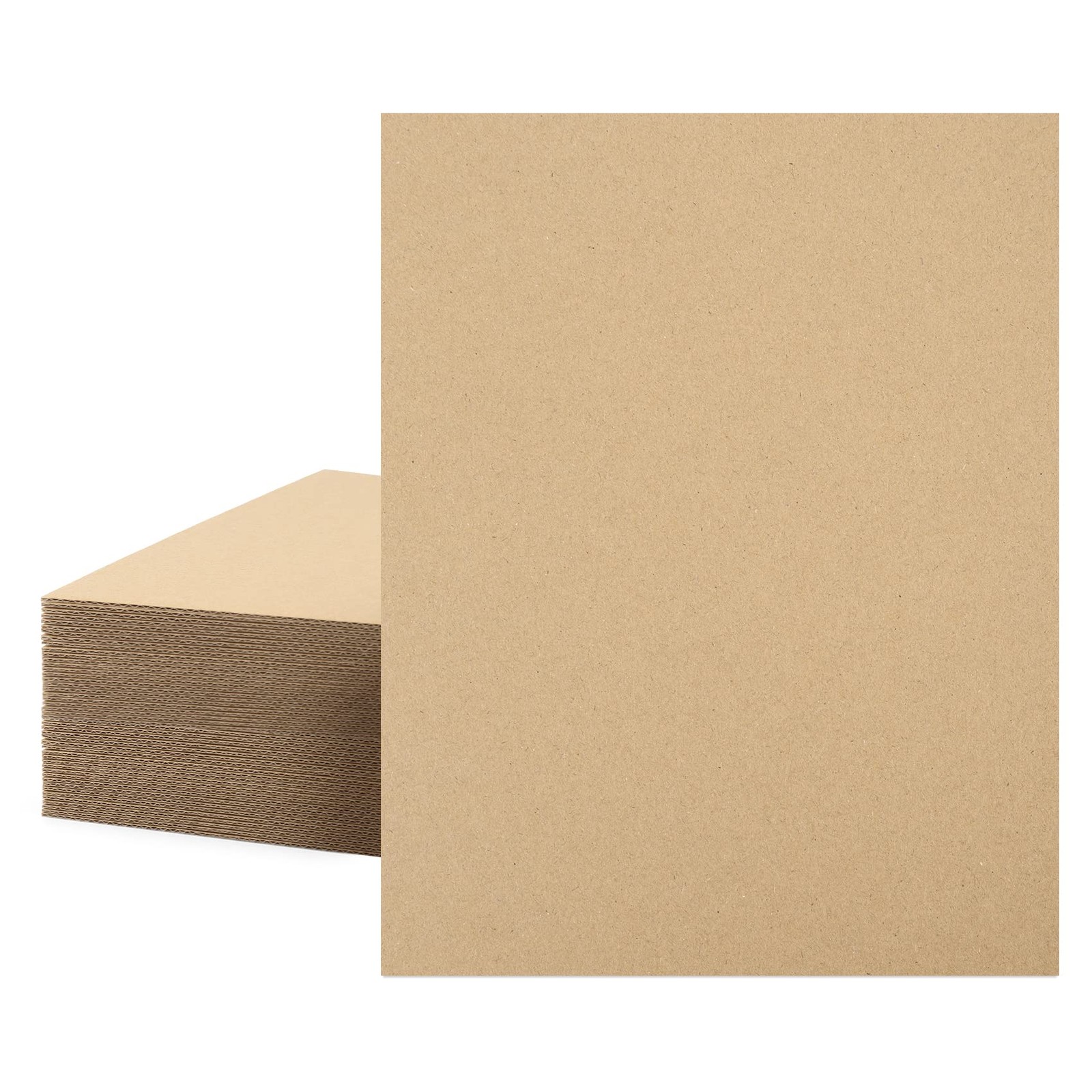 50 Pack 11×14 inch Corrugated Cardboard Sheets Flat Inserts for Shipping