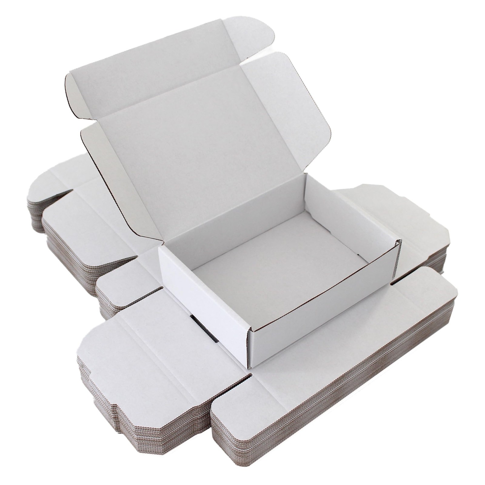 Packing Boxes 7x5x2 White 50 Pack, Corrugated Shipping Mailers-Gifts & DIY