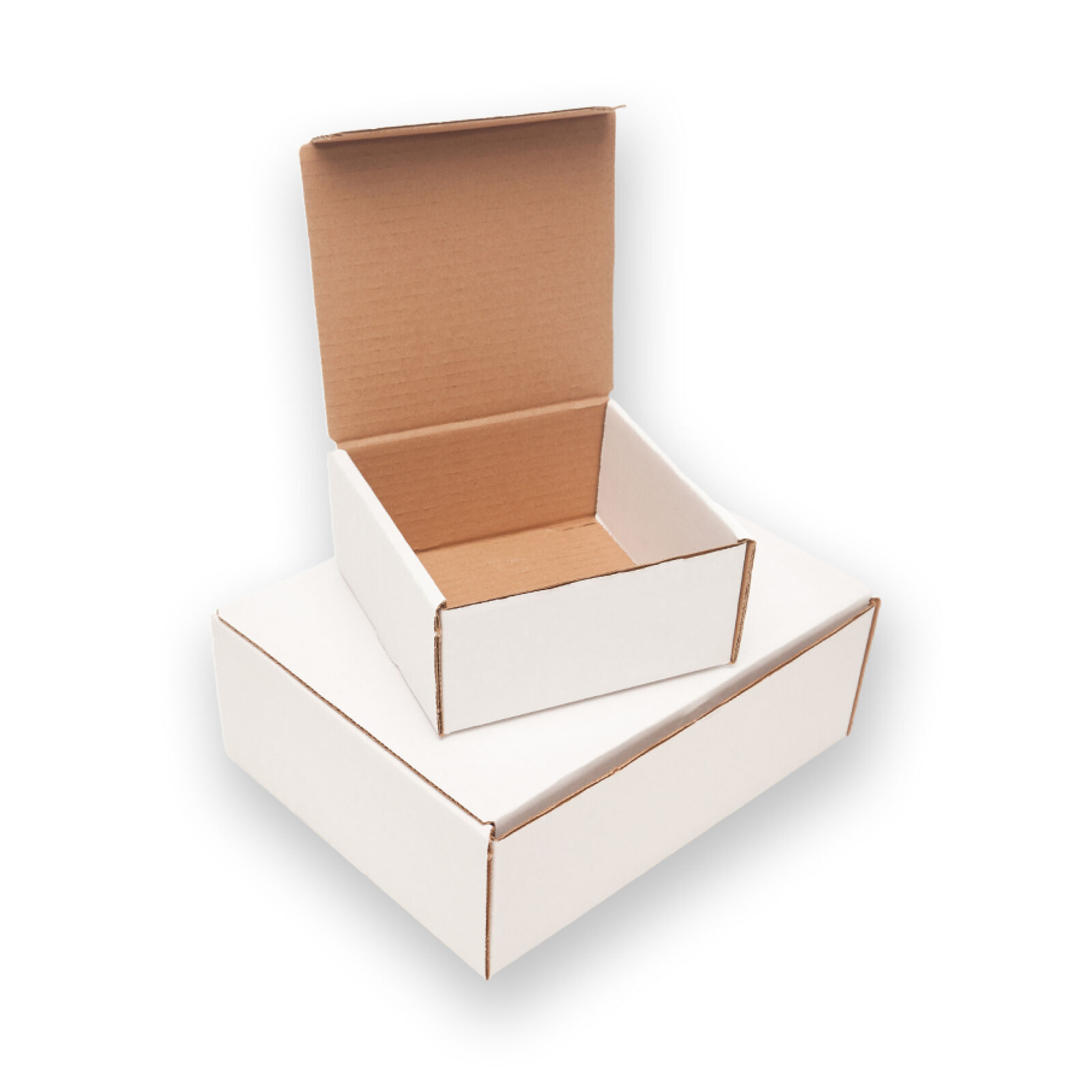 White Corrugated Mailers 11 1/2 x 3 1/2 x 3 1/2″ For Mailing/Shipping 50/Case