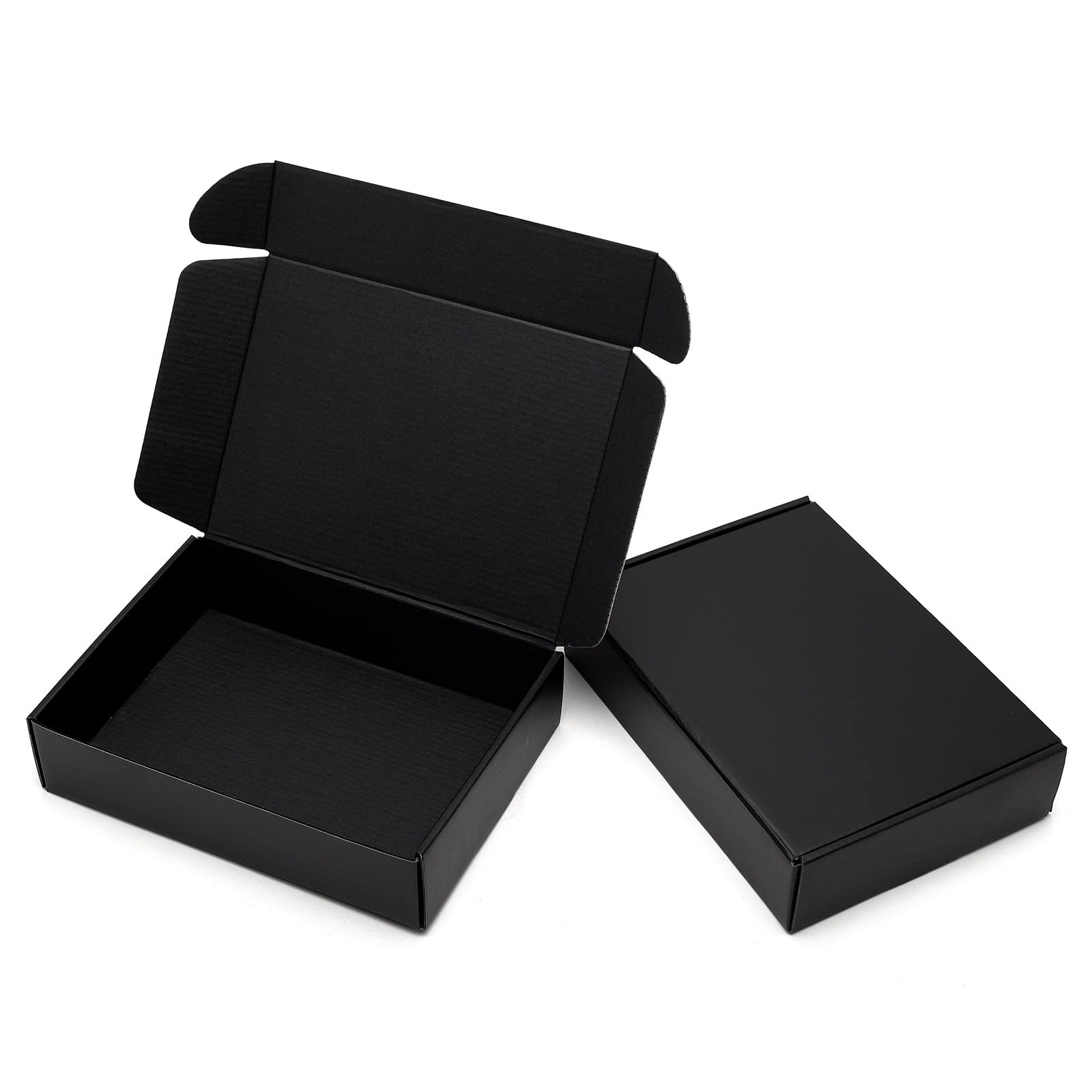 Shipping Boxes 9 x 6.5 x 2 Black Corrugated Mailers 25 Pack