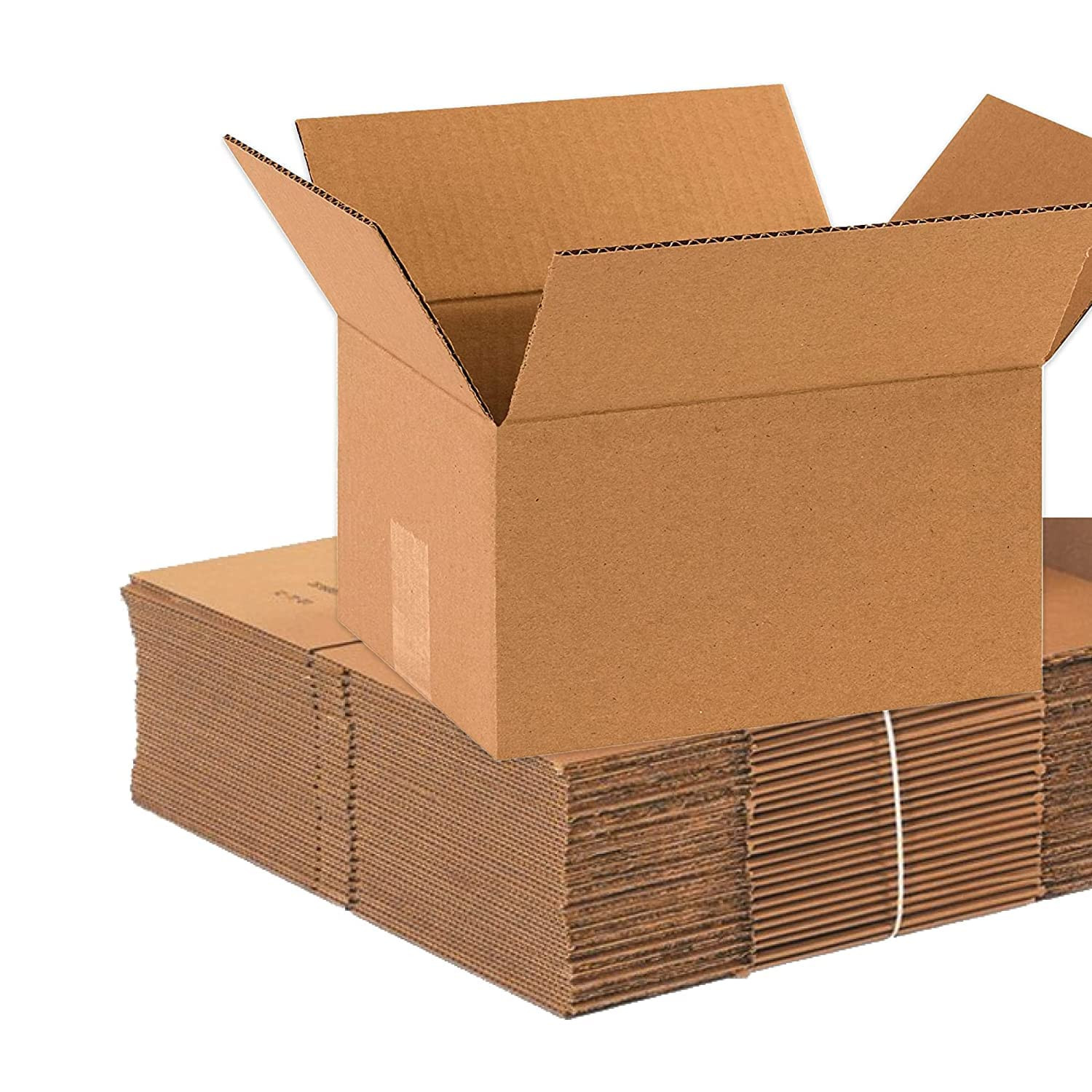 Shipping Boxes Small 10″L X 8″W X 6″H, 25-Pack | Corrugated Cardboard Box for Pa