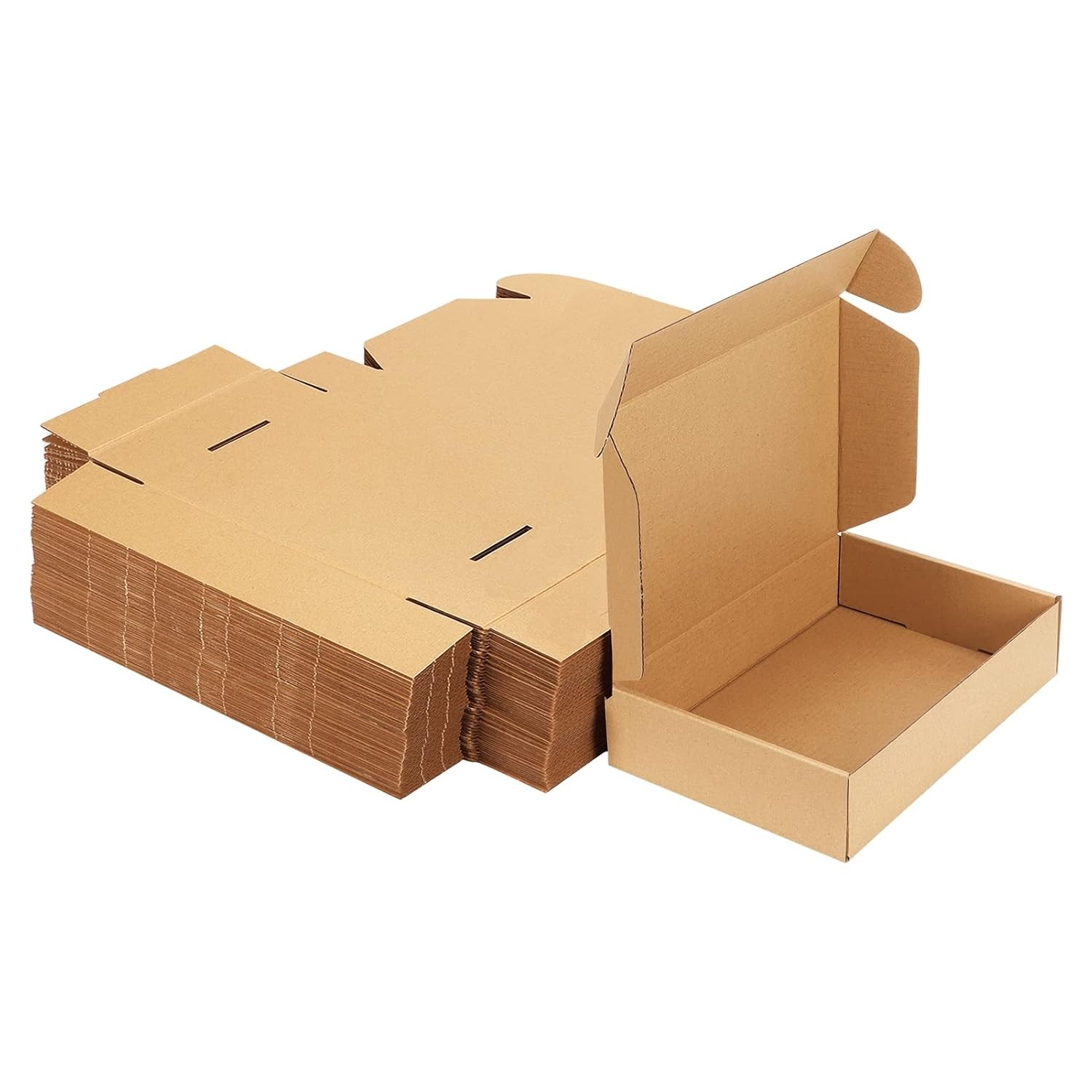 MEBRUDY 9x6x2 Inches Shipping Boxes Pack of 50, Small Corrugated Cardboard Box f