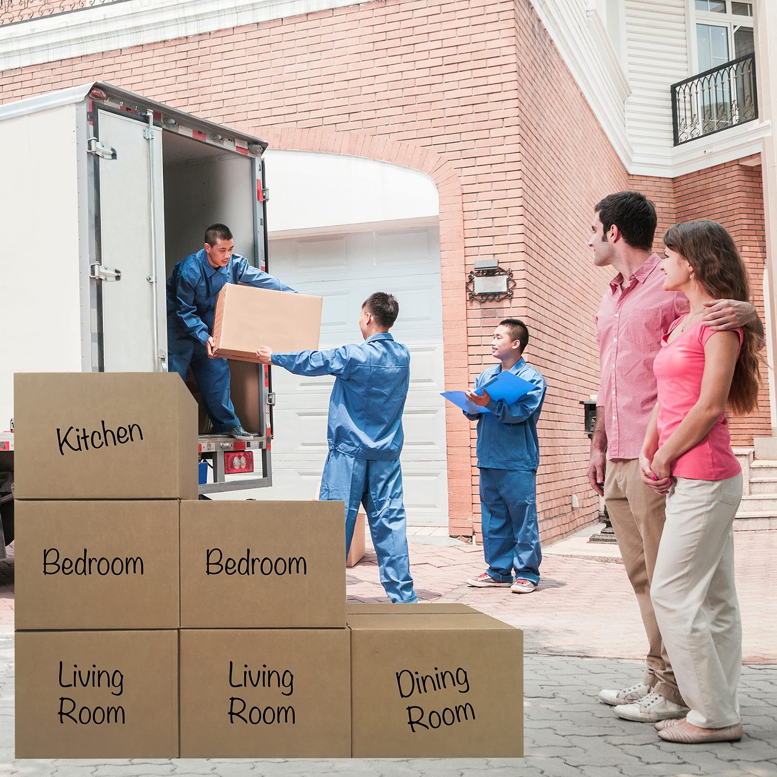 Large Moving Boxes 20” x 20” x 15” (Pack of 6), Corrugated Cardboard Boxes…
