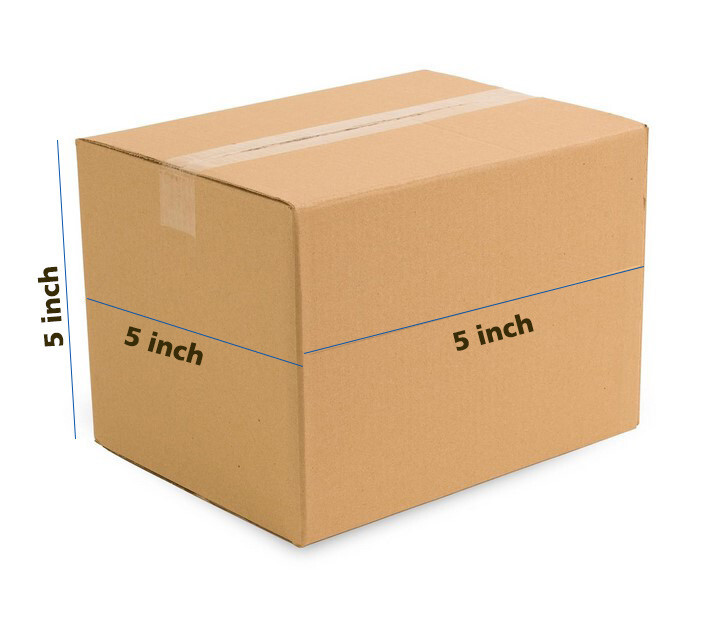 50 5x5x5 Cardboard Paper Boxes Mailing Packing Shipping Box Corrugated Free Ship