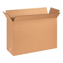 25 1/8 x 8 3/8 x 17 1/2″ Corrugated Carton Boxes-Pack of 15