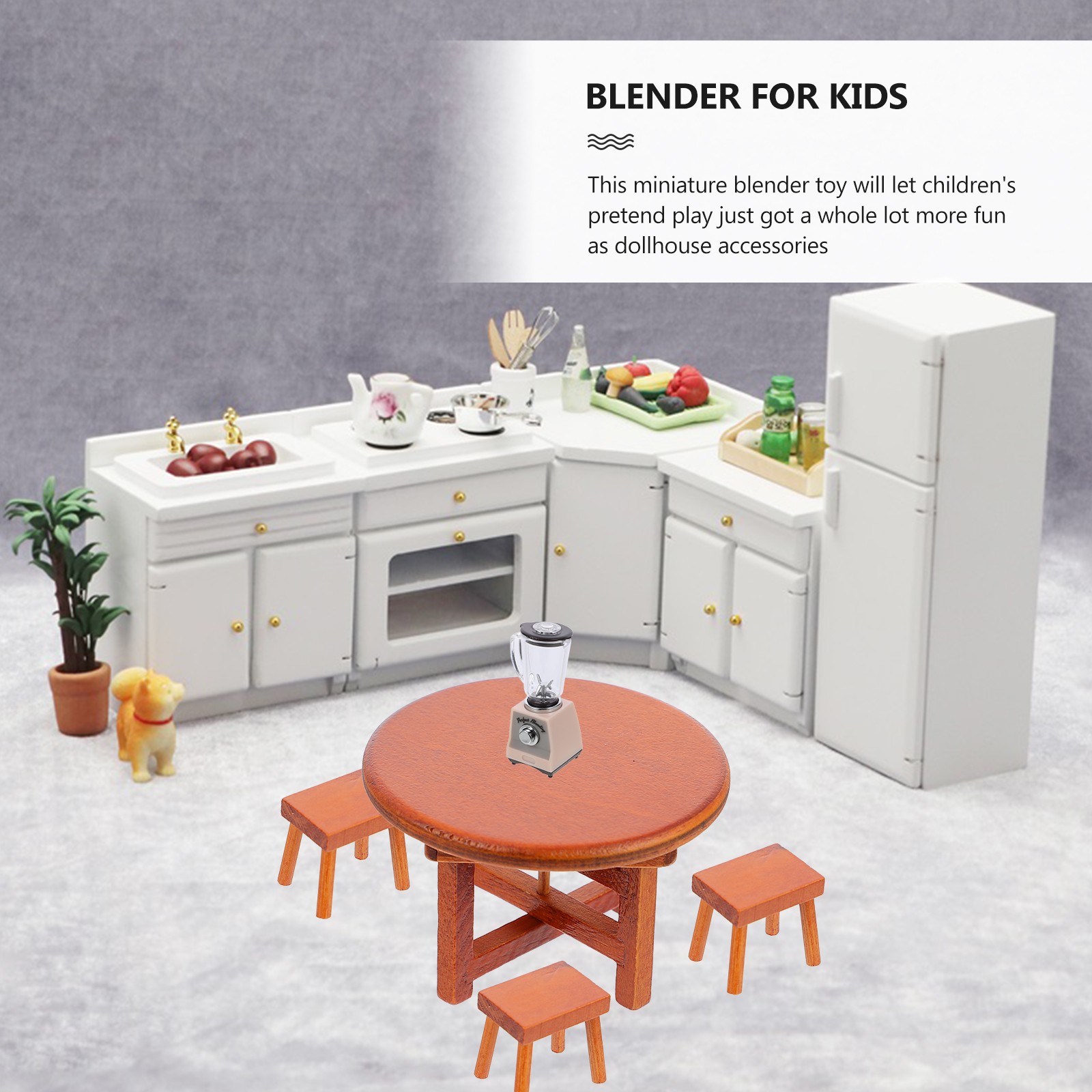 Dollhouse Kitchen Accessories Toy Miniature Juicer Toys for Babies